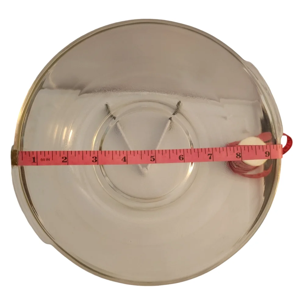 Set of 2 Mixing Bowls Oster Kitchen Center Glass 4 & 1-1/2 Qt‎ Combined wgt 5.2#